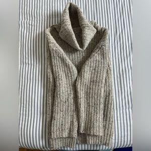 COS Oversized grey sprinkle Wool Sweater